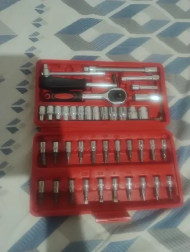 KIT JOGO CHAVE CATRACA 46 PEÇAS NOVO
