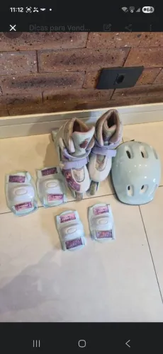 Patins completo e ajustável do 29 ao 32 