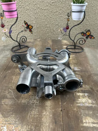 X-Pipe/ De-Cat for liquid cooled Triumphs