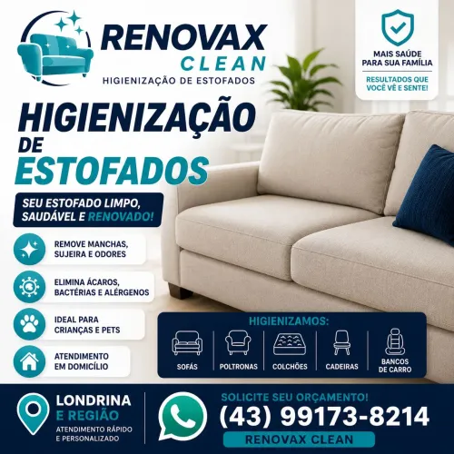 Higienização de Estofados Londrina