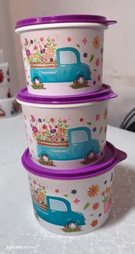 Kit 3 peças Tupperware