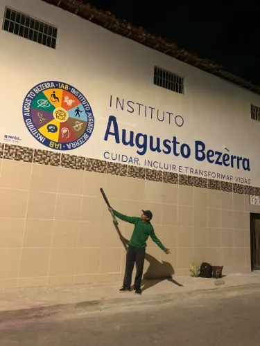 Pintor artista letrista 