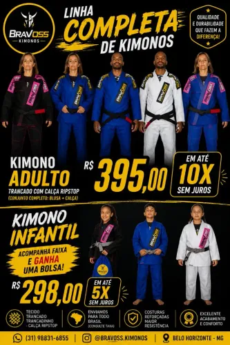 Kimono de Jiu-Jitsu profissional