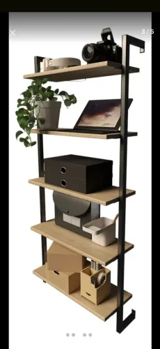 Estante suspensa industrial com 5 prateleiras