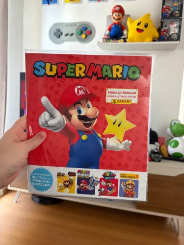 Figurinhas do Álbum Super Mario - Vermelho
