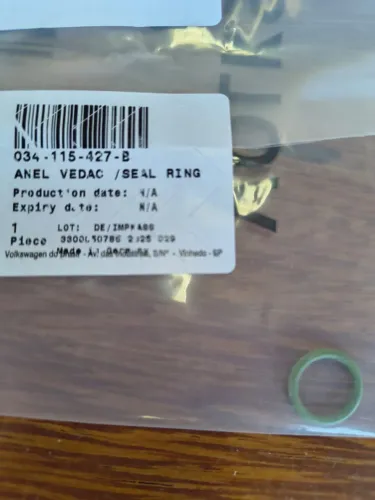 034115427B Anel de vedação vareta do óleo Audi A4 2.8 V6 30v