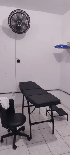 Kit maca com cadeira e escada de dois degraus