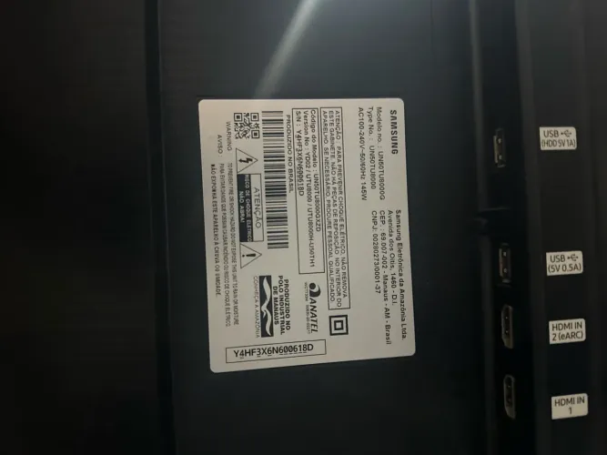 Tv Samsung 50 polegadas ( Com Defeito)