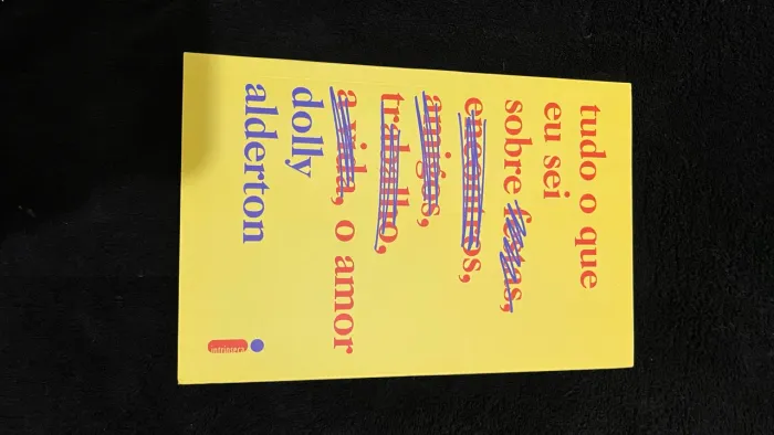 livro tudo o que eu sei sobre o amor