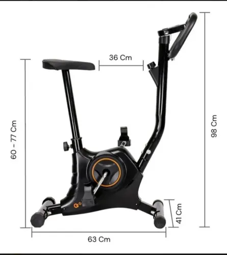 Bicicleta ergométrica para usuários de até 100kg