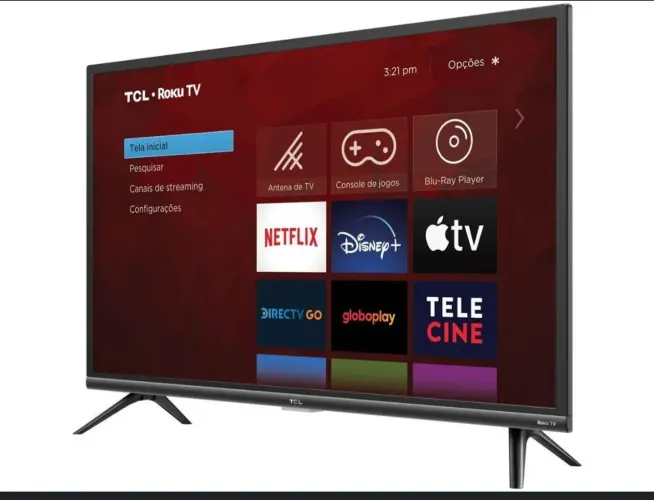 TV TCL ROKU FULL HD WI-FI CONTROLE POR CELULAR 