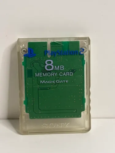 Memory card transparente clear crystal raro