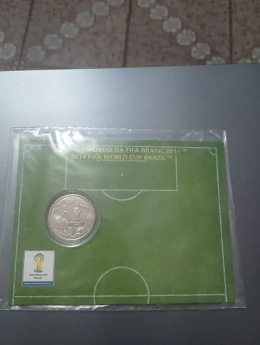 CARTELA 2 REAIS 2014 COPA FIFA - BRASIL - O DRIBLE