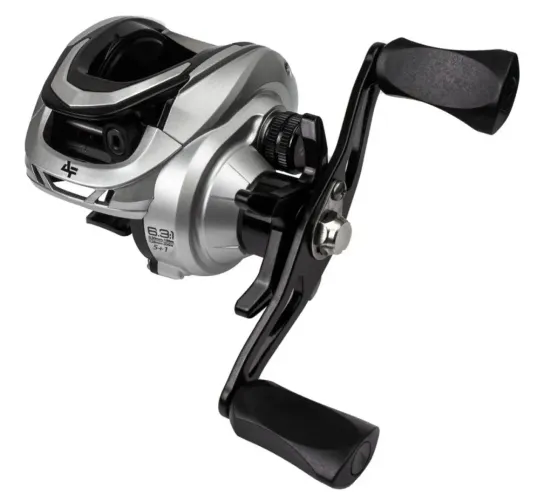 Carretilha S22 prata Albatroz fishing lado da manivela esquerda
