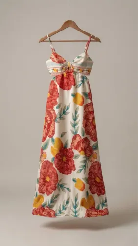 Vestido, inspiração farm