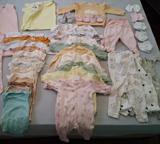 Lote 45 peças roupa de bebê