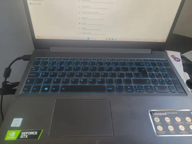 Notebook Gamer Lenovo IdeaPad i7 9ª Geração, 16GB RAM, GTX 1050 3GB, 1TB