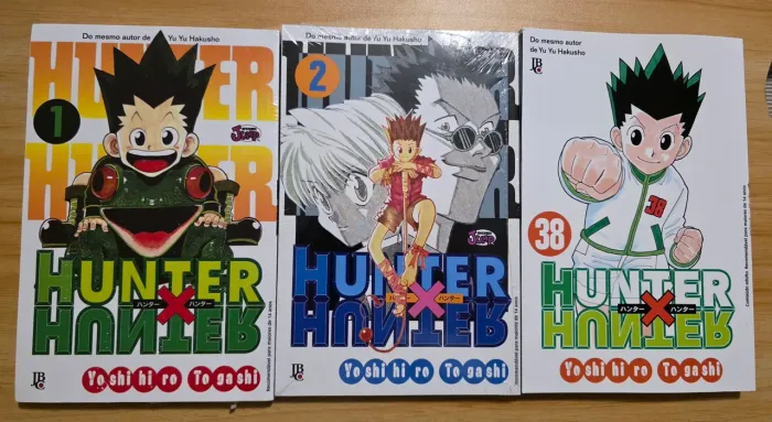 Hunter X Hunter - Volumes 1, 2 e 38 - Novos