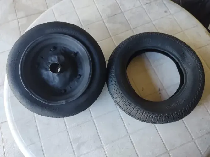 Roda e pneus para Carrinho mão