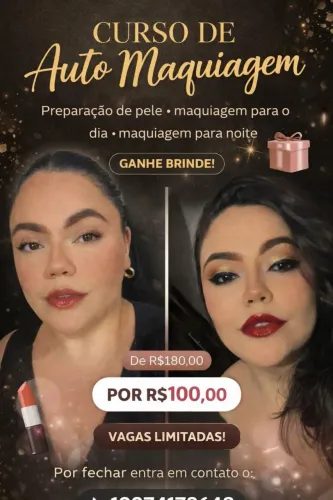 Curso de auto maquiagem ?