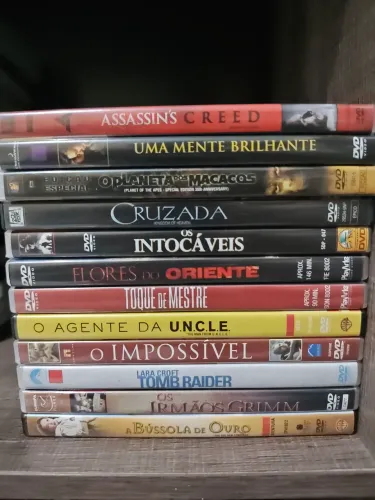 Lote 12 filmes originais em formato DVD 