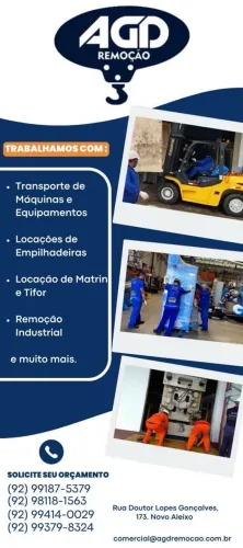 LOCAÇÃO DE EMPILHADEIRAS E EQUIPAMENTOS
