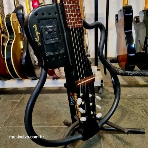 Violao Maques Vazado Nylon Headless Captaçao Fishmann (Musicalvo)