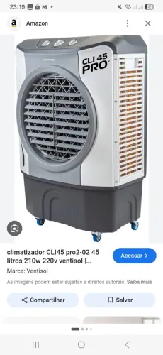 Vende-se climatizador 45 l ventisol