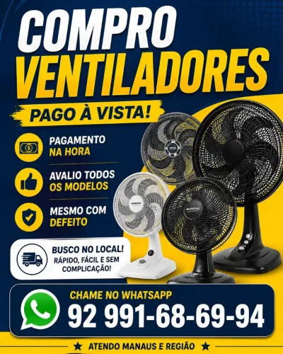 Ventilador com defeito