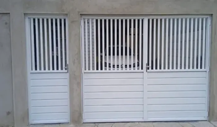 Portão de aluminio