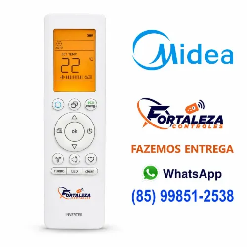 Controle Para Ar Springer Midea Comfee Tempstar Rg10a(b)bgef Inverter 12000