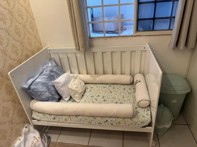 BERÇO 3 em 1 - COM COLCHÃO