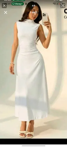 Vestido Midi Branco