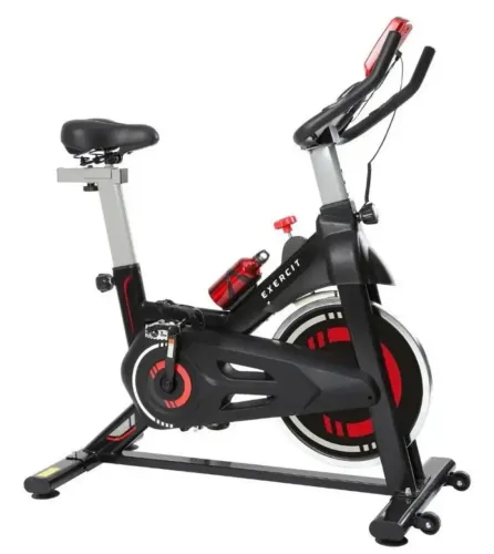 Bicicleta Ergométrica Spinning Exercit Esportes Es-08 Preta Cor Preto/Vermelho