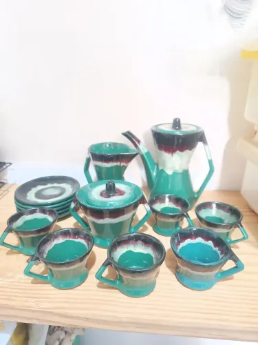 Jogo completo de café antigo