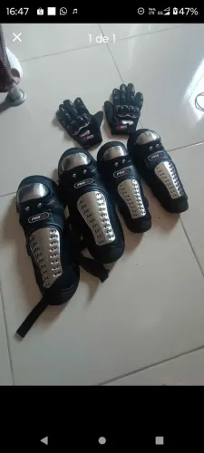 Motoqueiro equipamento