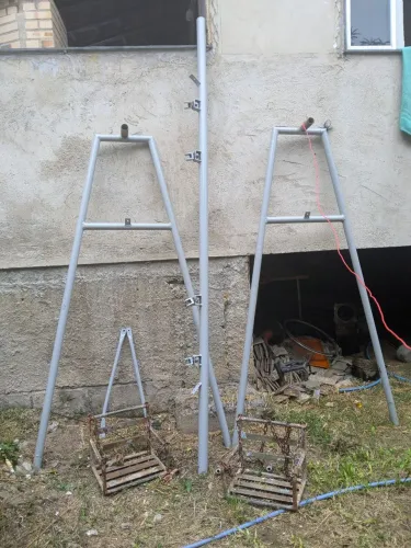 Balanço duplo de ferro