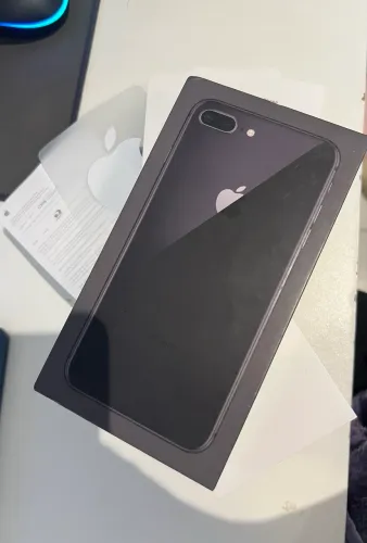 Caixa iPhone 8 Plus Cinza Espacial Vazia