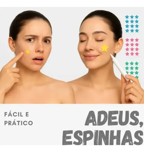 Adesivo Secativo Espinha Acne Estrela Patch The Right Choice Todo Tipo De Pele Dia/noite