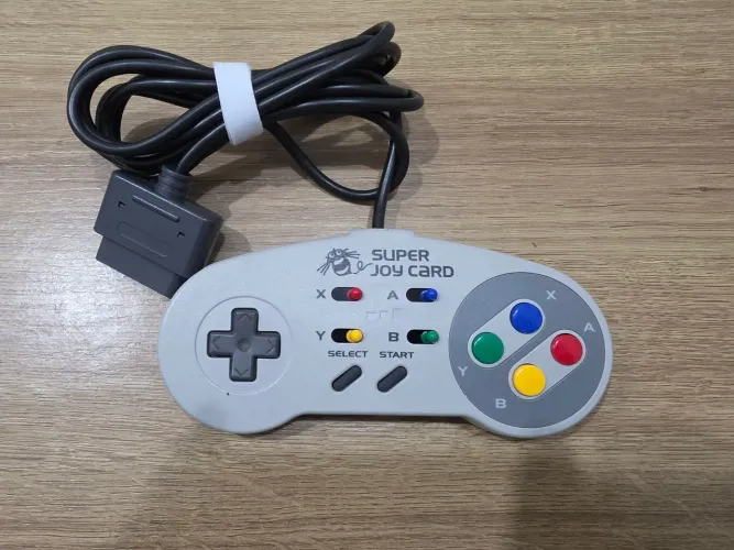 Controle Super Joy Card Super Famicom SNES Nintendo