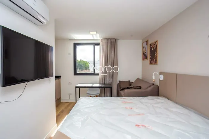 Studio mobiliado para alugar a 2 quadras da PUCPR, no Prado Velho  18 m² | Ref 433