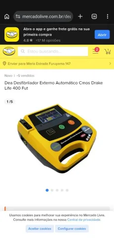 Desfibrilador portátil