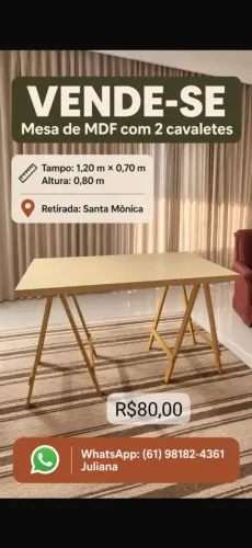 Mesa em MDF