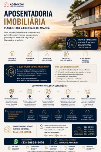 Você trabalha pelo seu patrimônio? ou quer que um dia ele trabalhe por você?