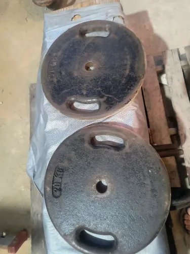 Anilhas 20kg vazada