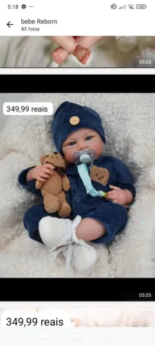Bebê reborn em silicone realista 