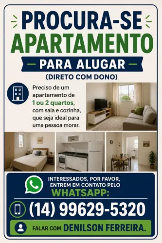 Procurando apartamento 