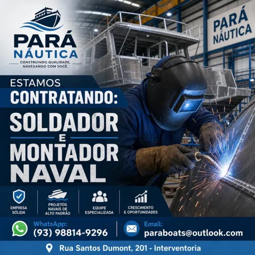 Contrata-se soldador e montador naval 