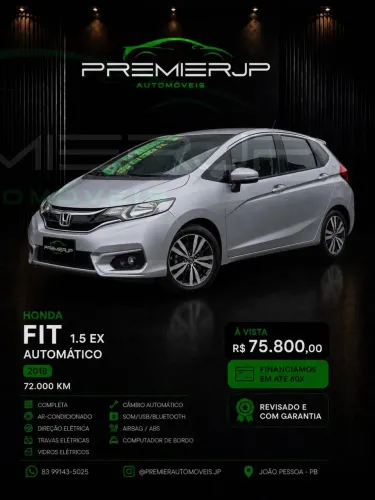 Honda Fit Ex/s/ex 1.5 Flex/flexone 16V 5P Aut. 2018