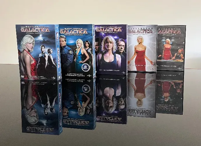 Battlestar Galactica - Todas as Temporadas Completas em DVDs Originais